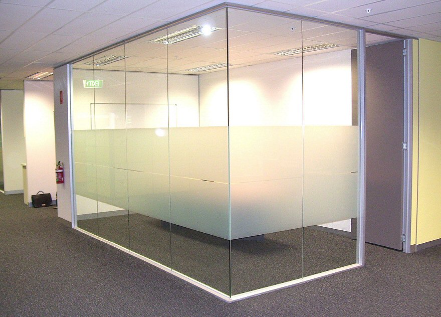 Fairview Glass Office Partitions | NJ Glass Company