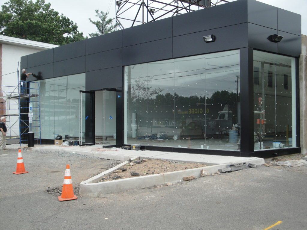 Hudson County Storefront Windows Installation