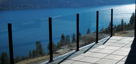 Custom Glass Railings in Bergen County