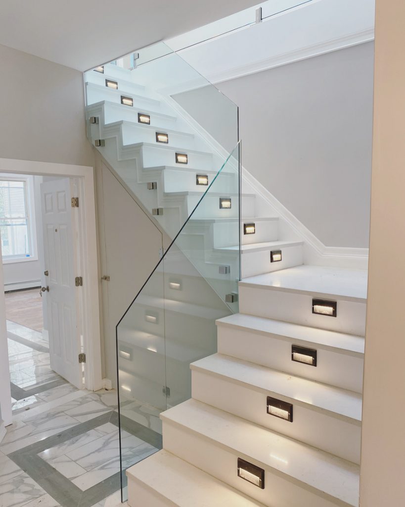 Glass railing System Installation